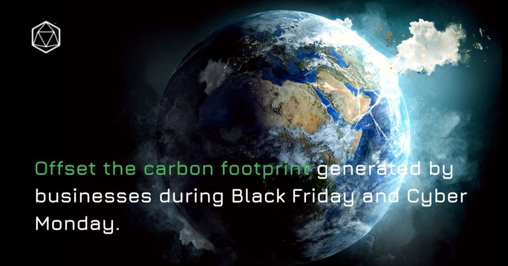 offset the carbon footprint black friday cyber monday