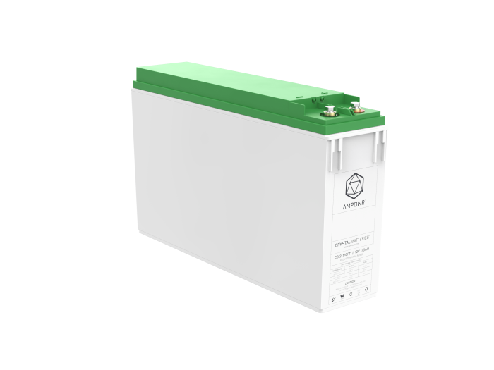 Front terminal range deep cycle battery