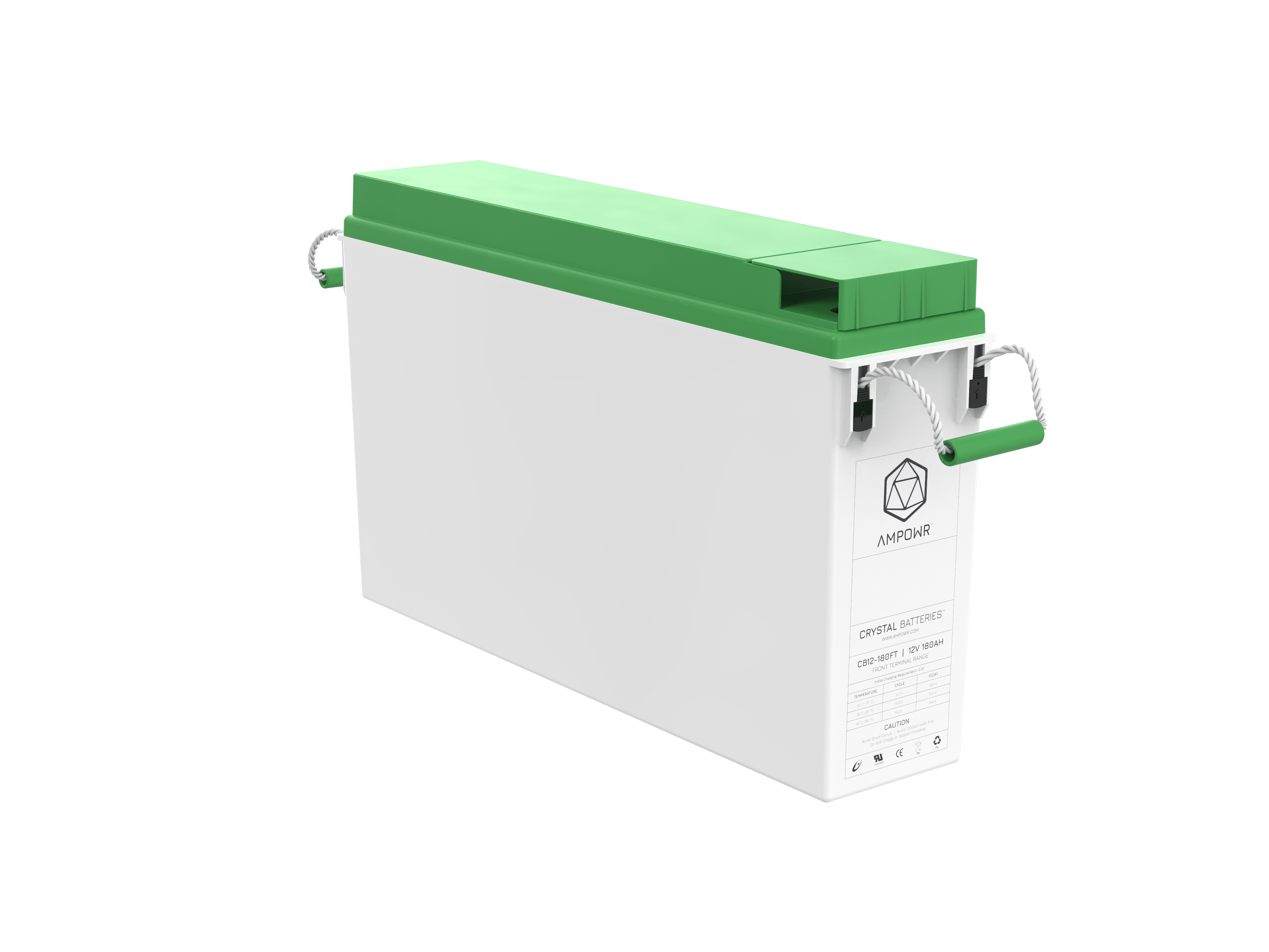 Front terminal range deep cycle battery